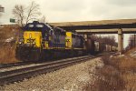Westbound grain train